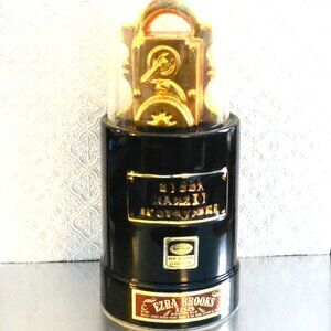 Vintage Ezra Books Whiskey Decanter Stock Ticker 1970 Barware Collectible